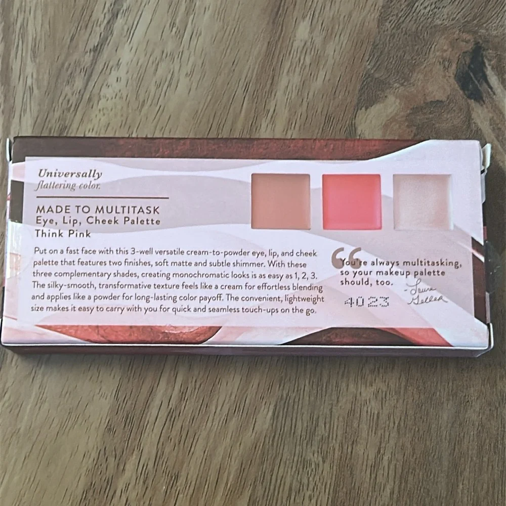 NEW Laura Geller | Eye, Lip, Cheek Pallette - Think Pink